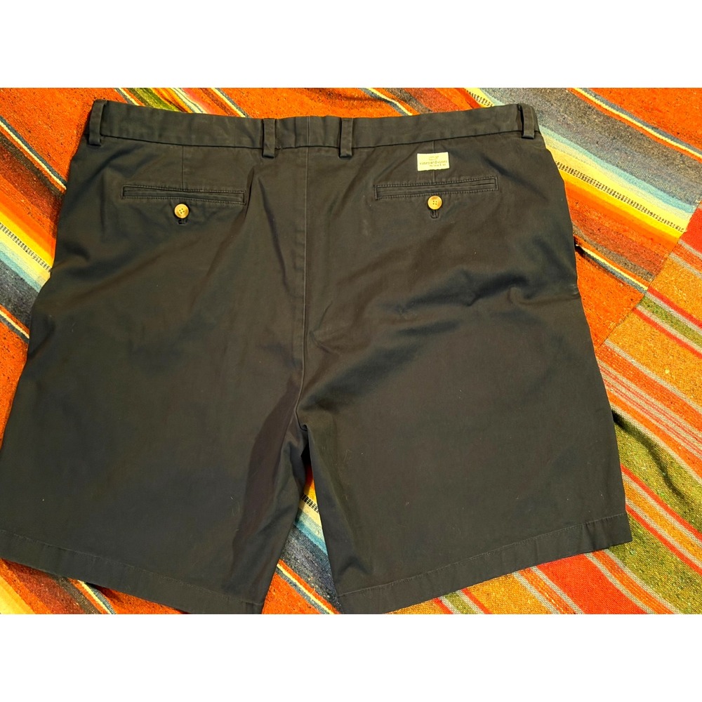 Vineyards Club Shorts Mens Navy Blue Size 40 Classic Fit 7" Stretch Breaker Shor
